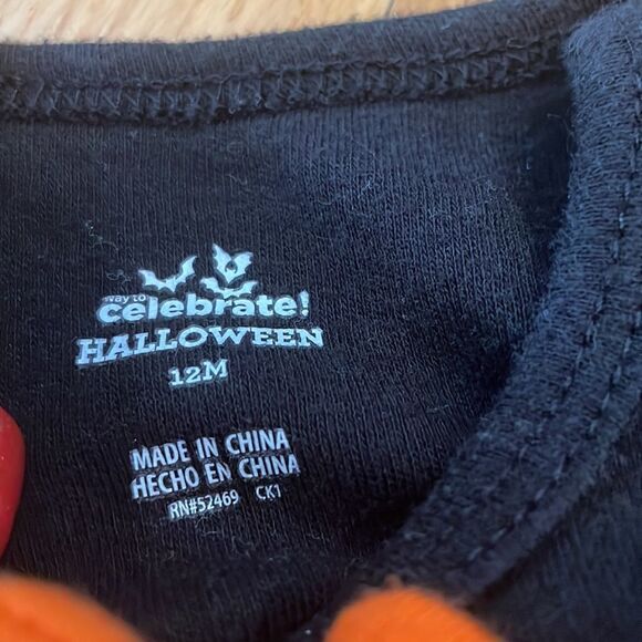 WAY To Celebrate Halloween 12 M One Piece Good Condition - Picture 3 of 3